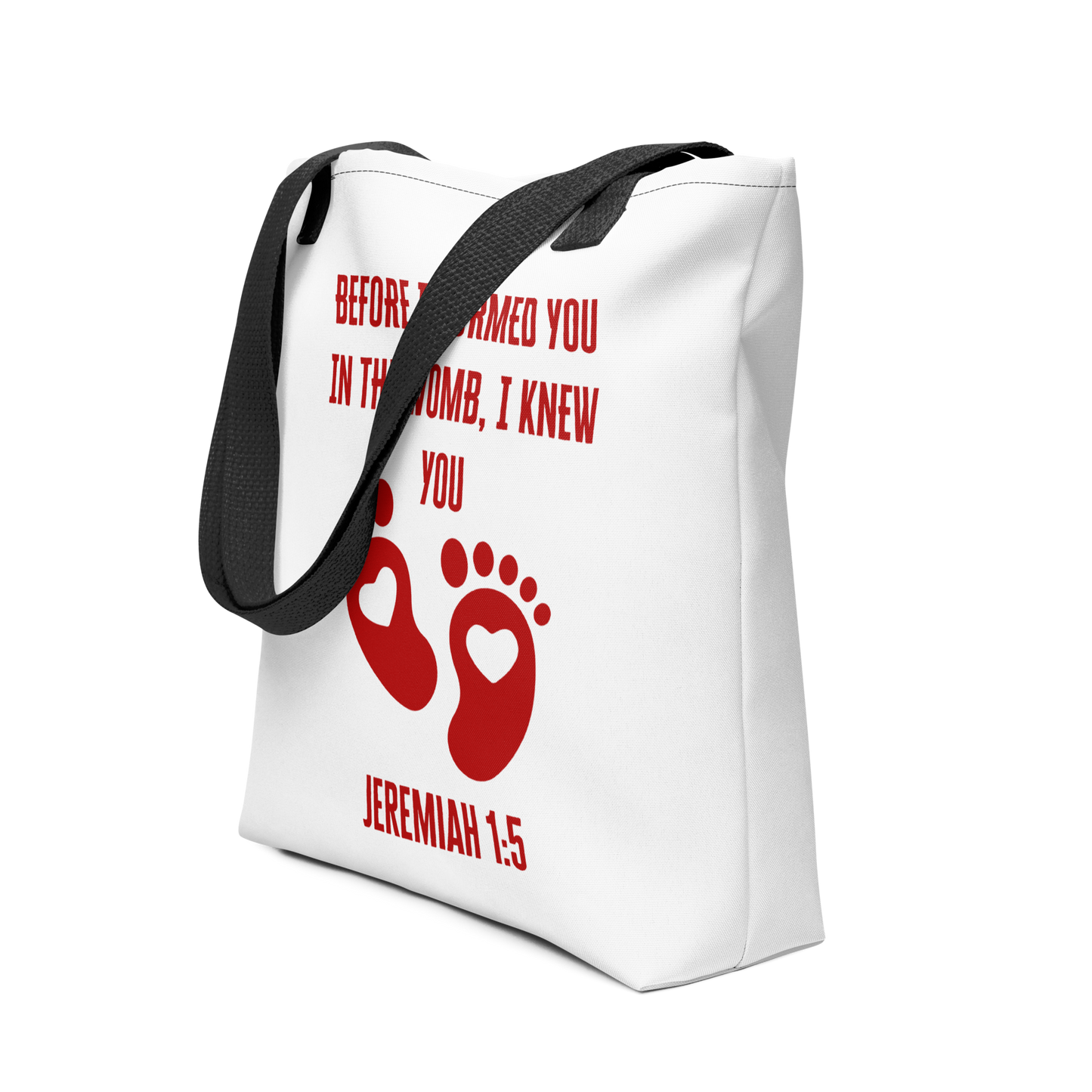 Baby, Jeremiah 1:5 Tote bag