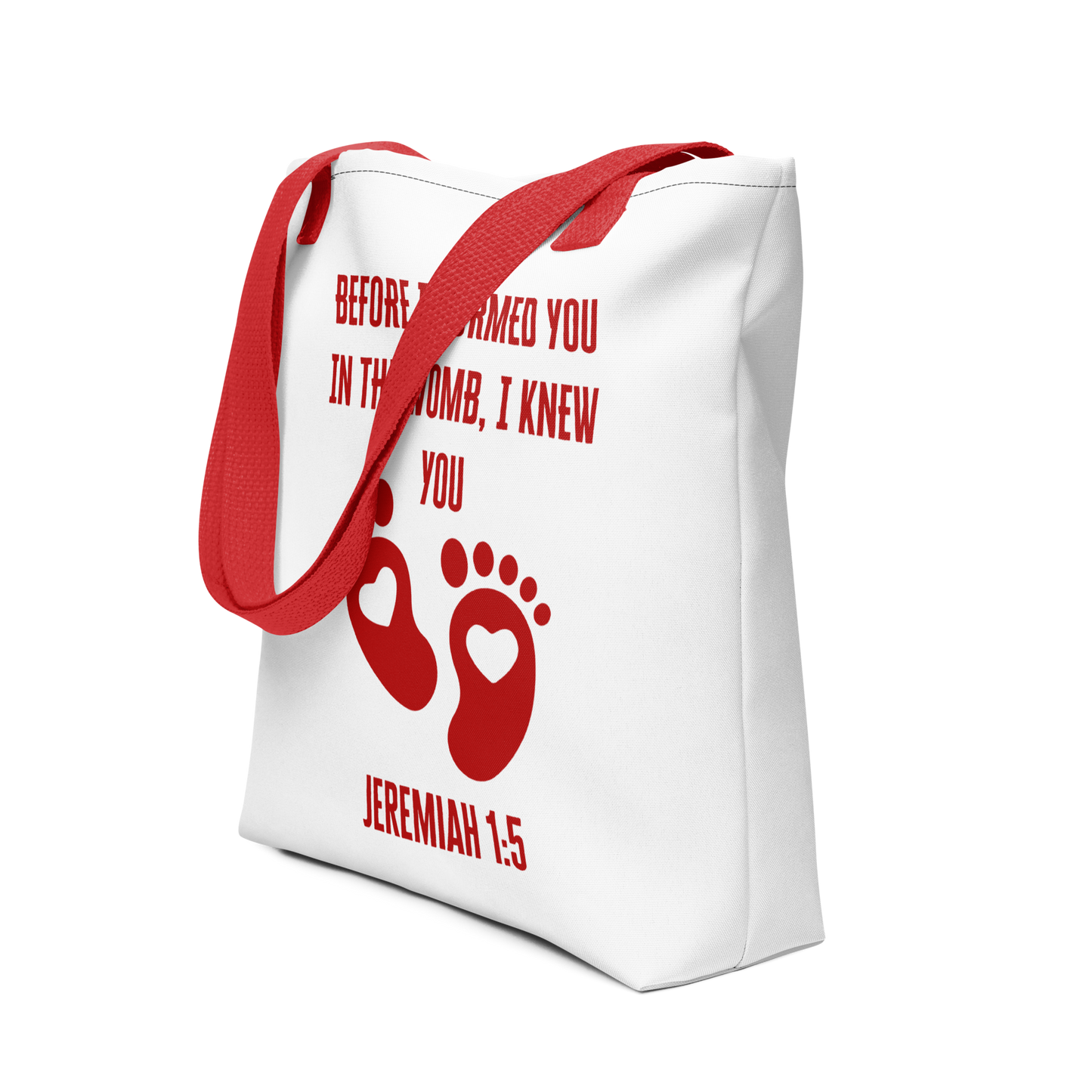 Baby, Jeremiah 1:5 Tote bag